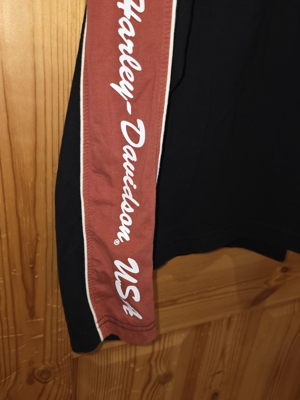 Harley-Davidson Black & Rust Long Sleeve Shirt - Picture 3 of 9